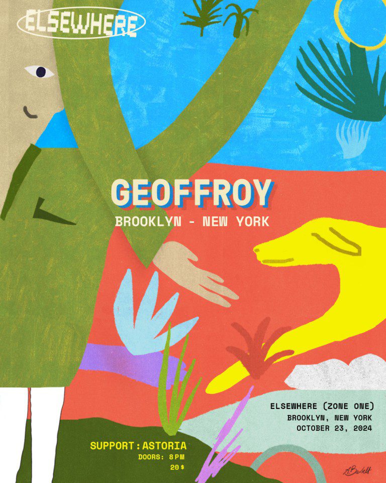 Poster Design for a Concert of the Singer Geoffroy