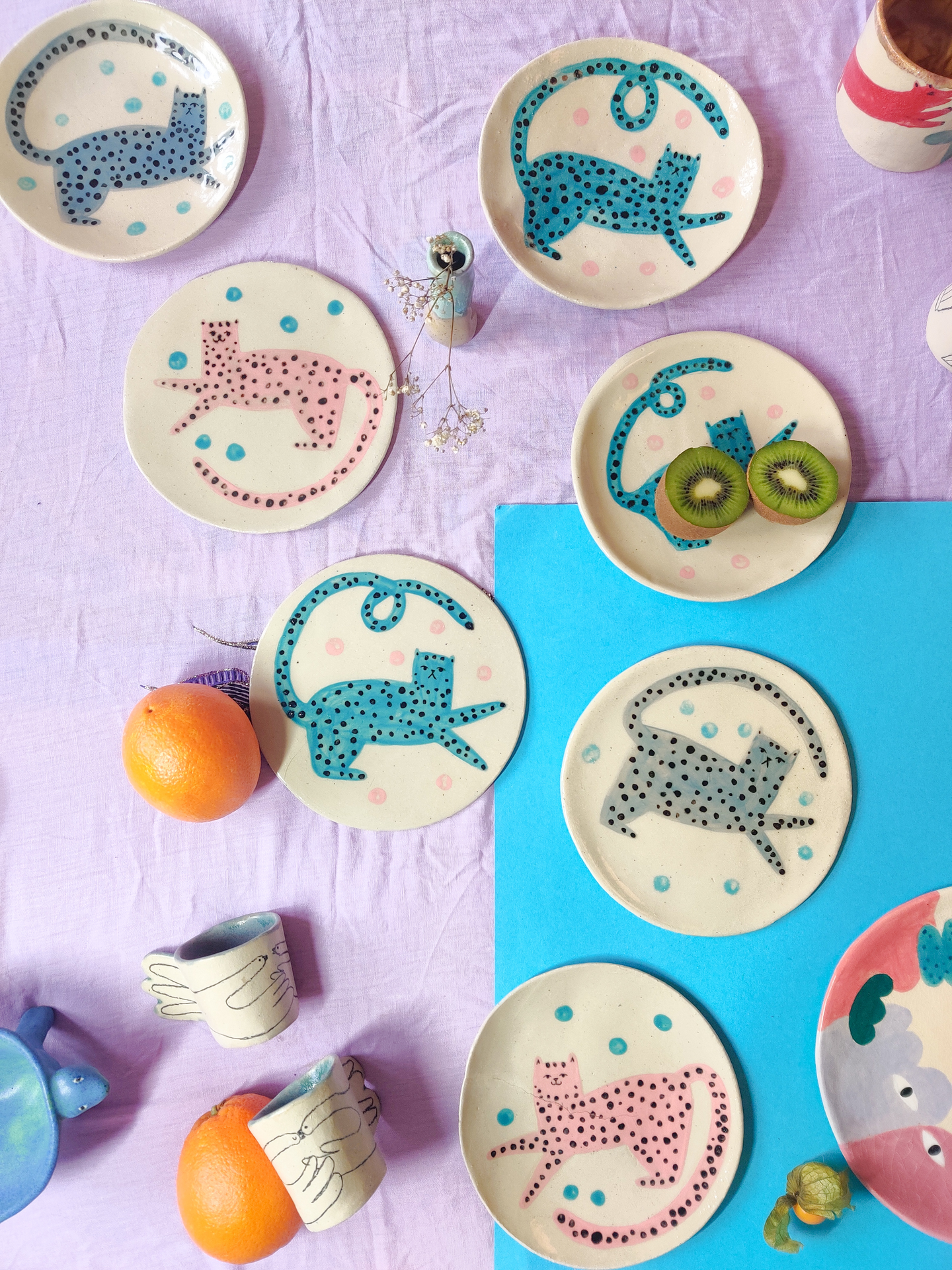cat plate set